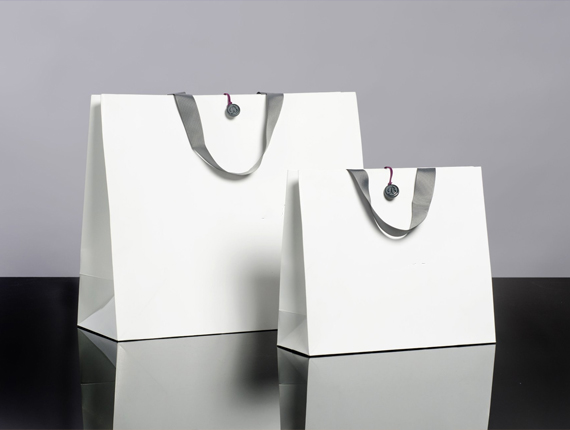paper white bags