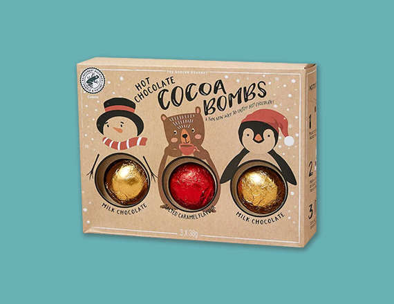 personalised Cocoa Bomb Box