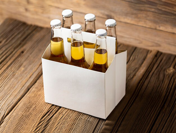 personalized six pack bottle carrier packaging