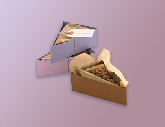 pie slice boxes