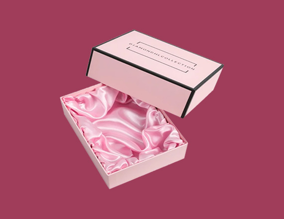 pink apparel gift boxes