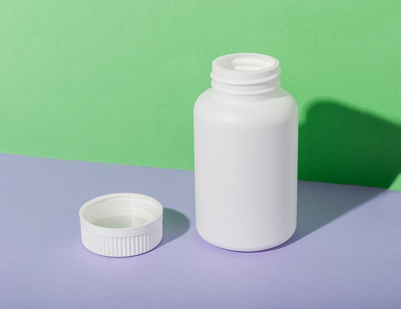 plastic capsule bottle