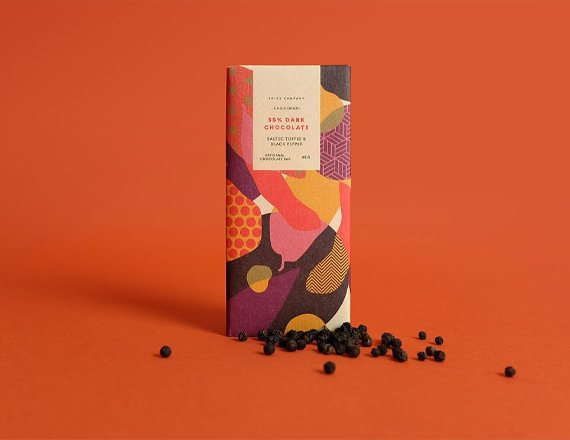 printed chocolate bar packaging boxes
