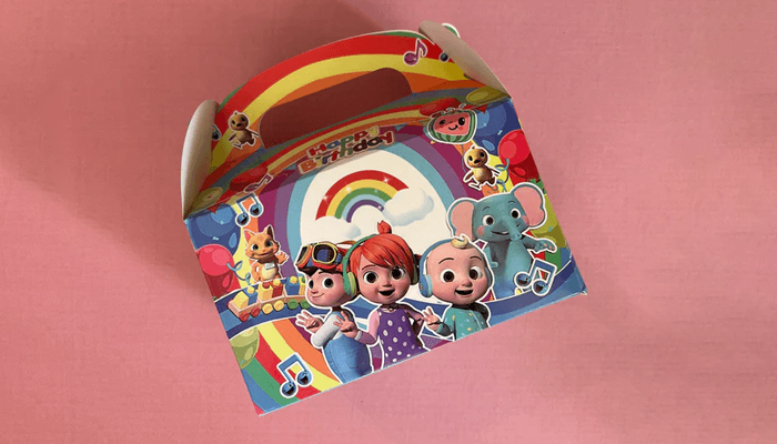printed cocomelan candy boxes