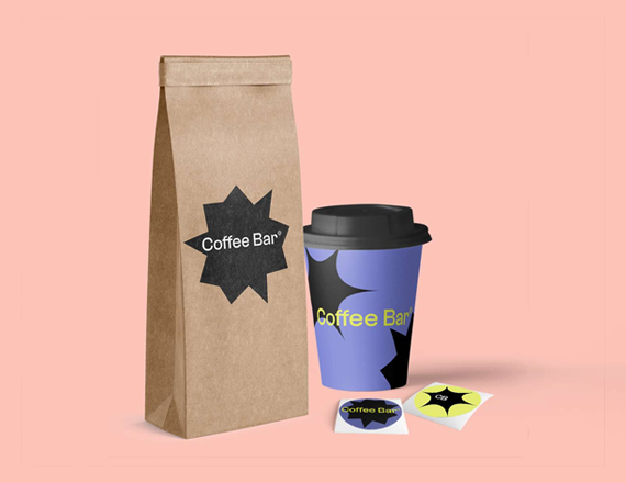 printed coffee bags