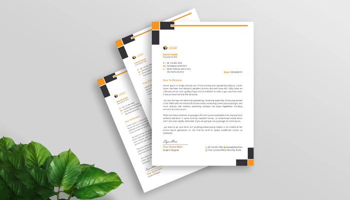 custom printed letterheads