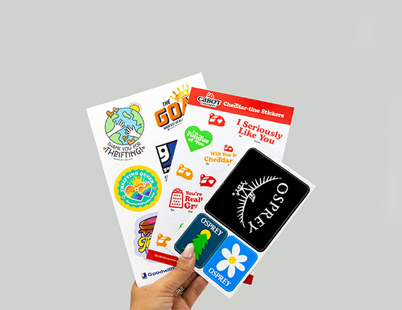printed paper stickers