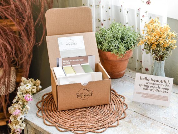 printed soap subscription boxes