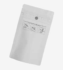 smell proof mylar bags front