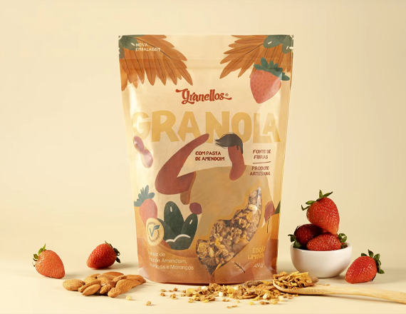 stand up pouches for granola