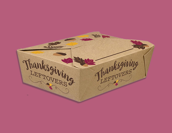 thanksgiving food packaging box