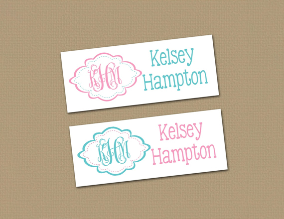 waterproof name labels