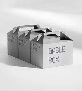 custom white gable boxes