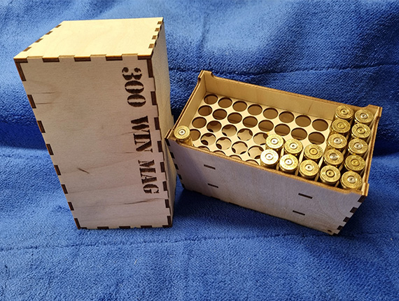 whole cardboard ammo box