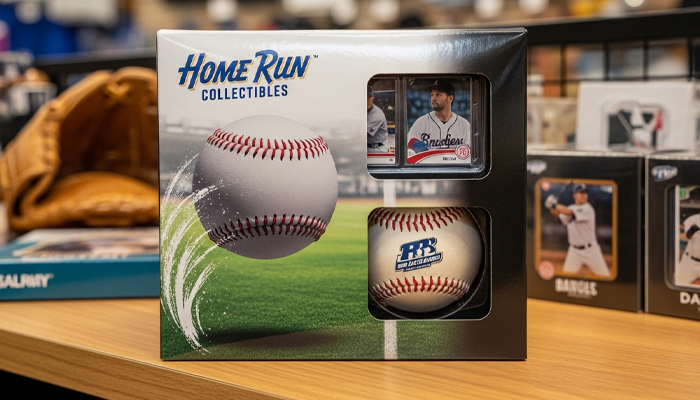 printed baseball packaging