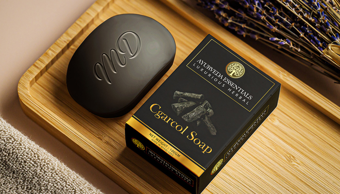 black soap packaging boxes
