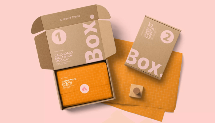 printed holiday mailer boxes