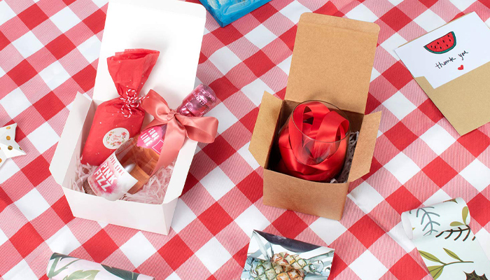 Kraft Packaging With Lids