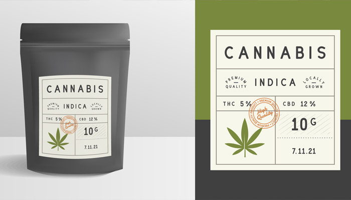 bulk marijuana labels