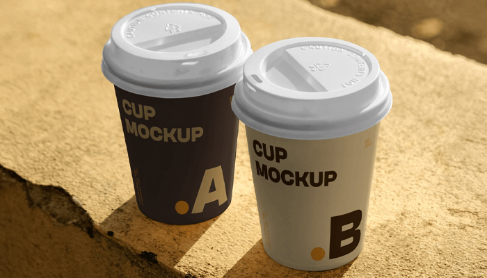 custom printed paper coffee cups
