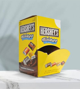 yellow perforated boxes